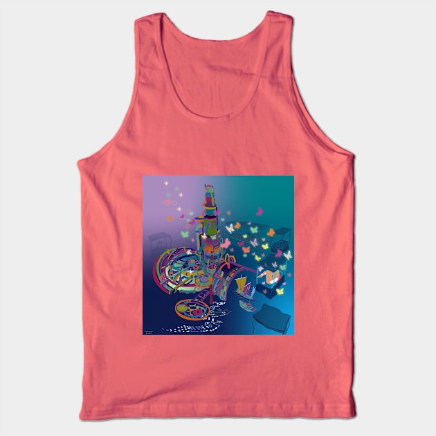 幽落深海 Tank Top by Angelina Taylor 